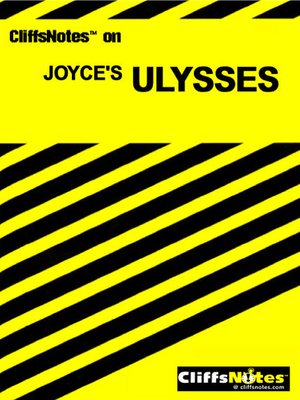cover image of CliffsNotes<sup>TM</sup> Ulysses